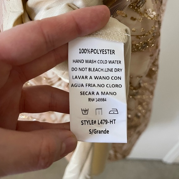 NEW Southern Fried Chics Sequin and Glitter Maxi Dress - Picture 8 of 13